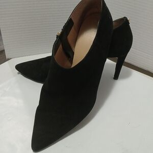 Michael Kors Black Suede Women's Heels 9M